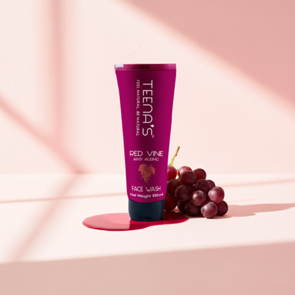 red vine anti ageing face wash